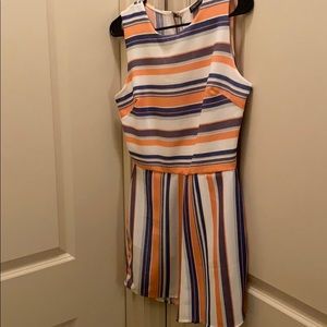 NWOT Dresscode Multi Color Sleeveless Romper M